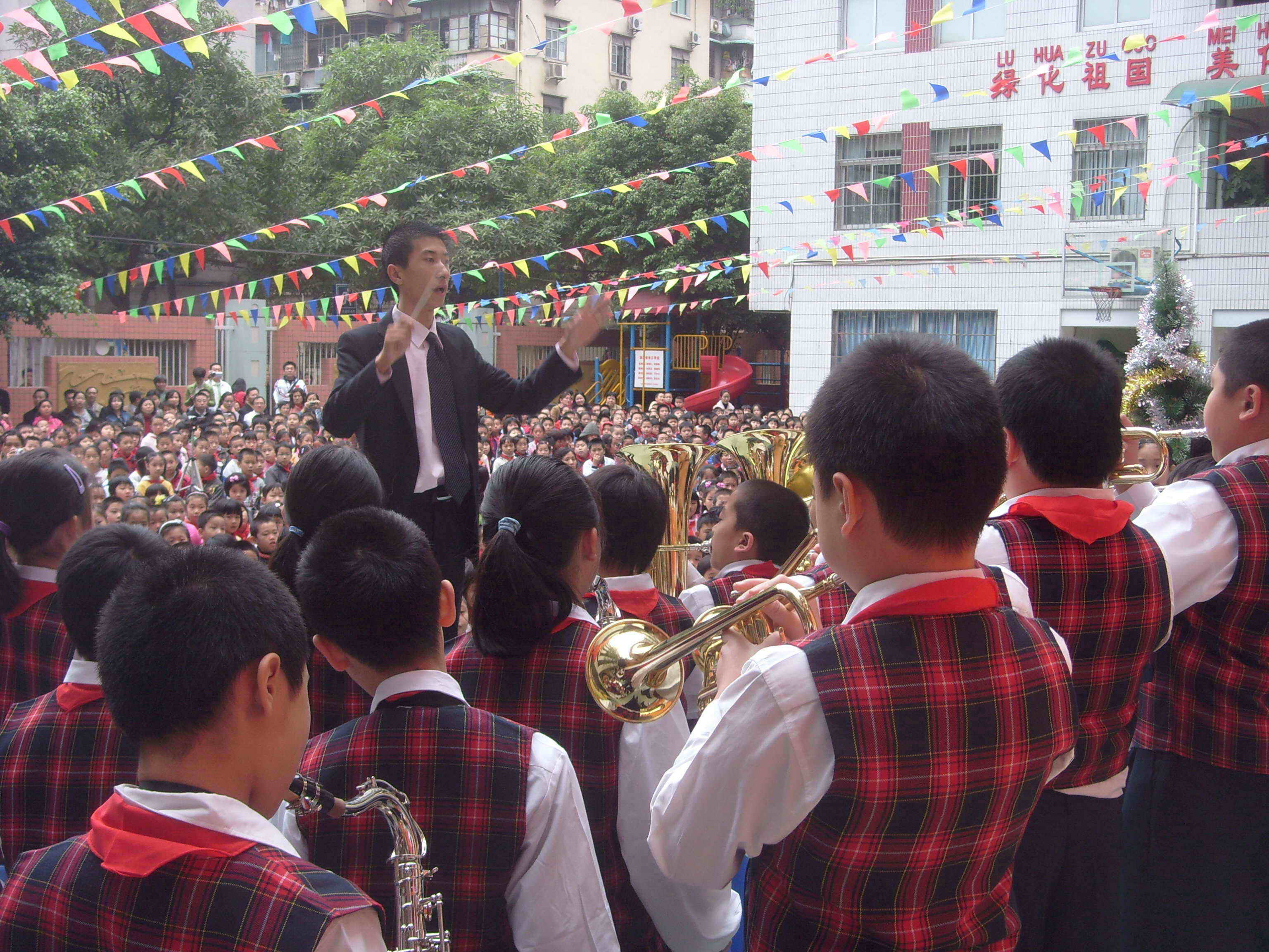 管乐队学生