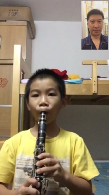 微信视频授课学生